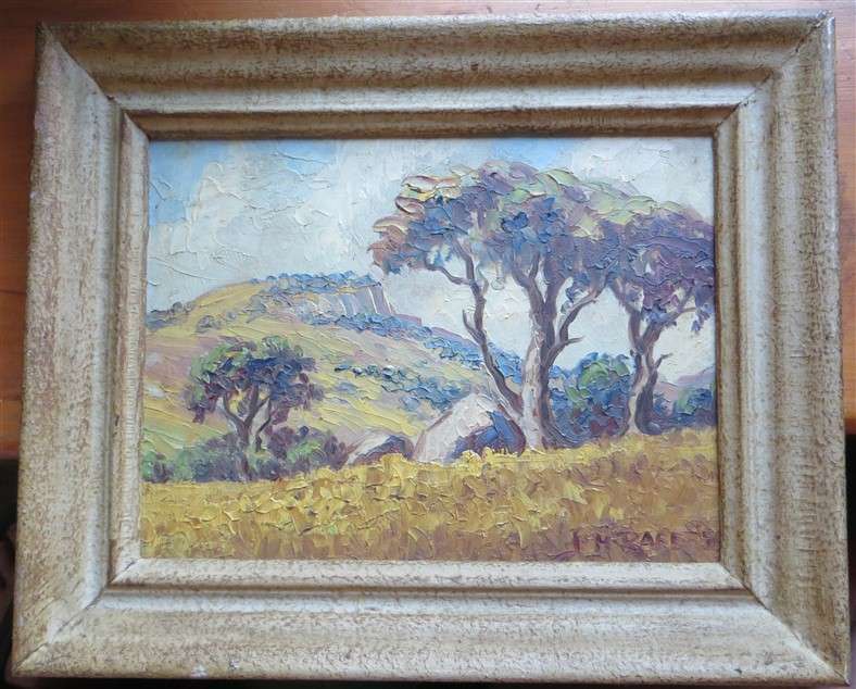 J.H Rabe - listed artist - signed original framed Oil painting