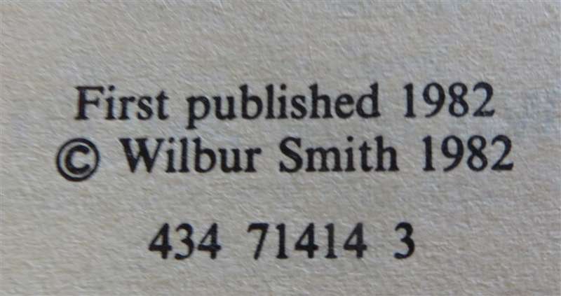 Wilbur Smith - The Angels Weep - 1982 Hardcover