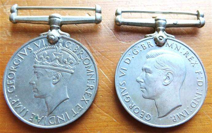 WW2 Group of 2 Medals to V.E Wait #61447