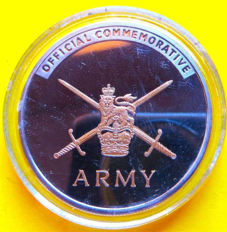 Honouring The British Army - Modern Forces - Official Medallion