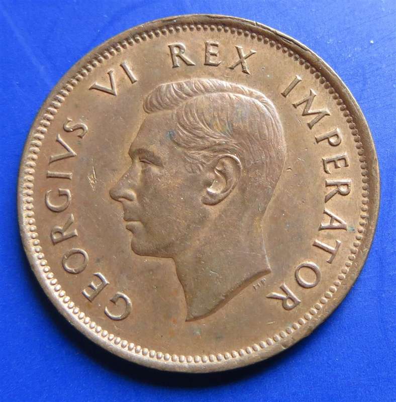 1942 Union Half Penny 1/2d