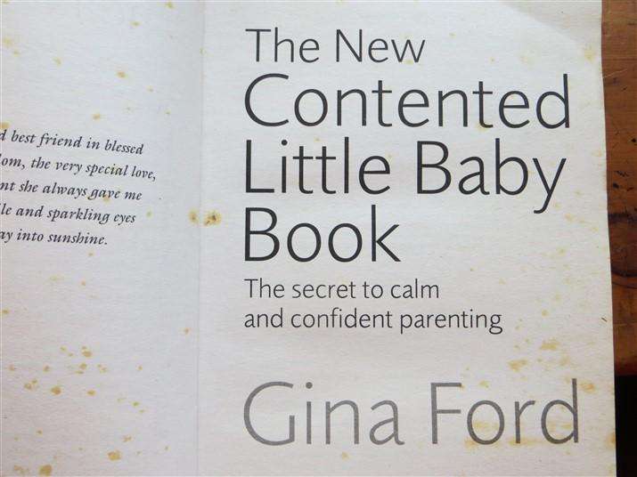 the New Contented Little Baby Book - Gina Ford - Well used with foxing