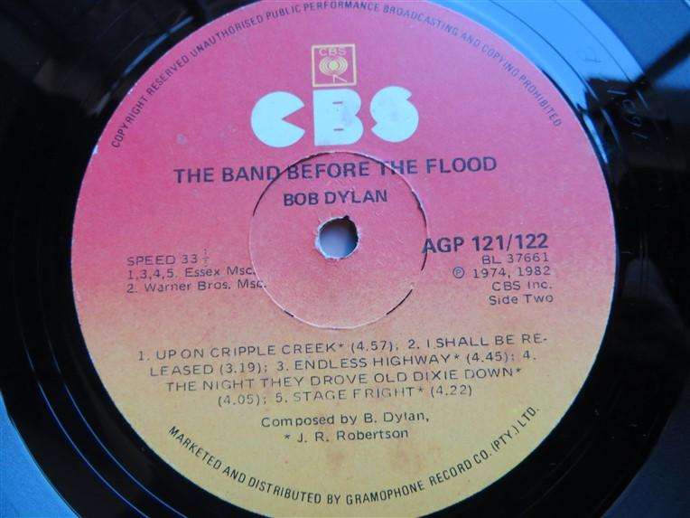 Bob Dylan /The Band - Before the Flood - Vintage Double Vinyl LP VG