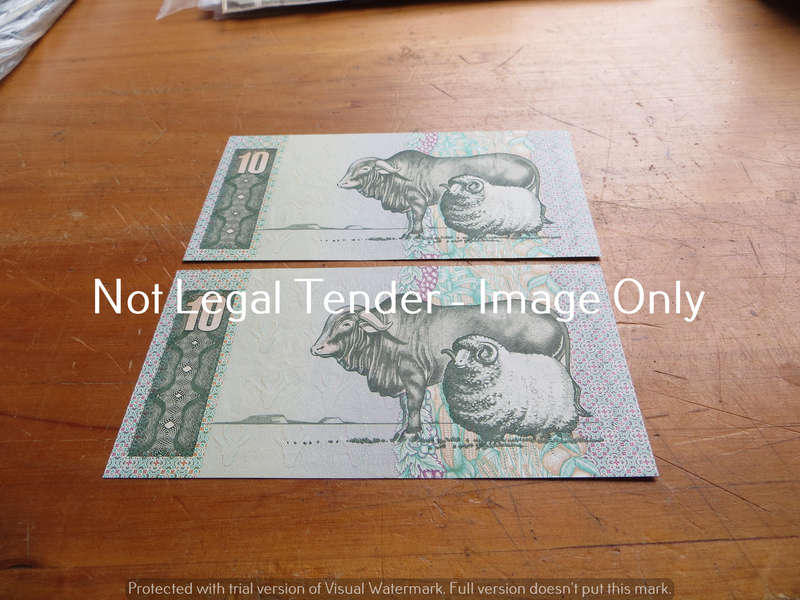 2 x Stals R10 Notes - Consecutive Odd Numbers AP3306491 / 493 - Bid per Note