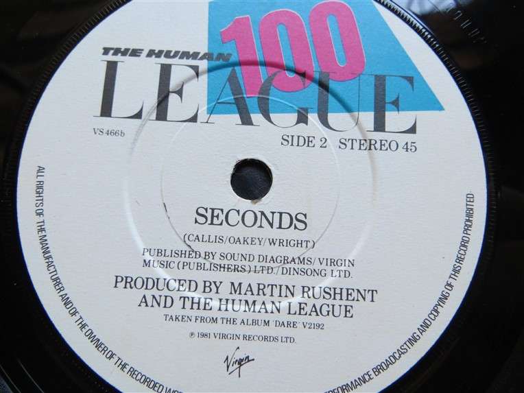 The Human League - Don't You Want Me Baby Vinyl 7 single