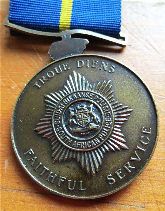 SAP Troue Diens / Faithful Service Medal