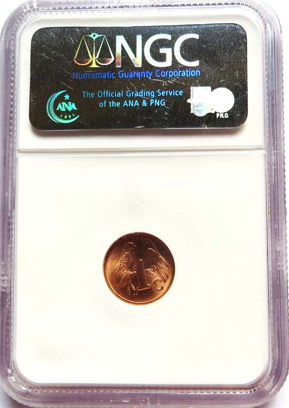 2001 SA 1c MS65RD NGC graded