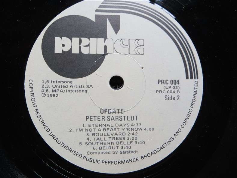 Peter Sarstedt - Update - Vintage LP - VG