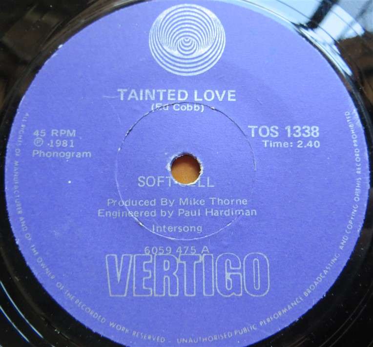 Softcell - Tainted Love Vinyl 7 single