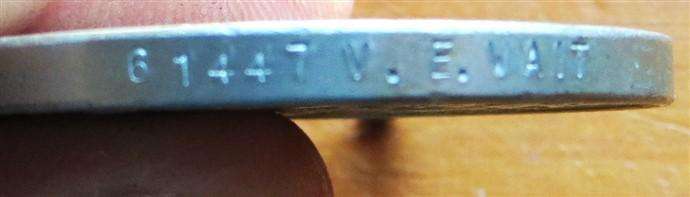 WW2 Group of 2 Medals to V.E Wait #61447