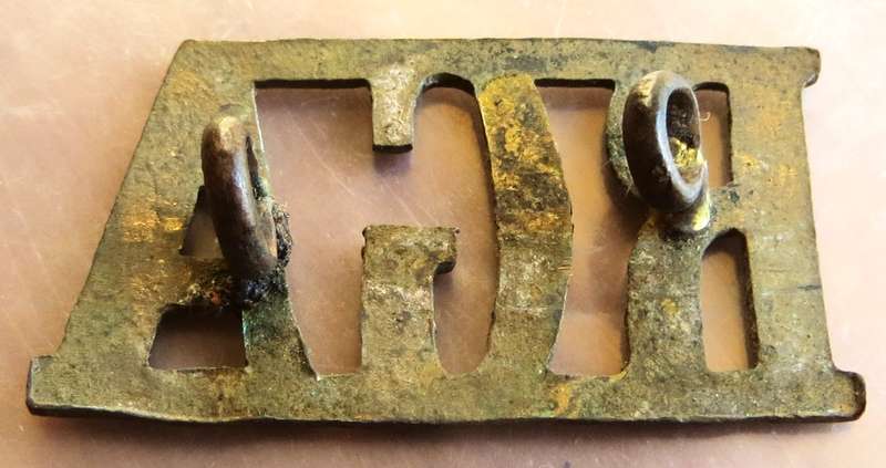 RGA Shoulder Title Badge - WW1 Royal Garrison Artillery