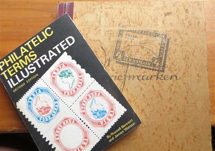 Stamp Album 8 Pages Double Sided + Philatelic Book
