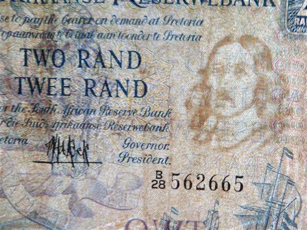2 x Rissik R2 Notes + 1 x MH De Kock Note - Used