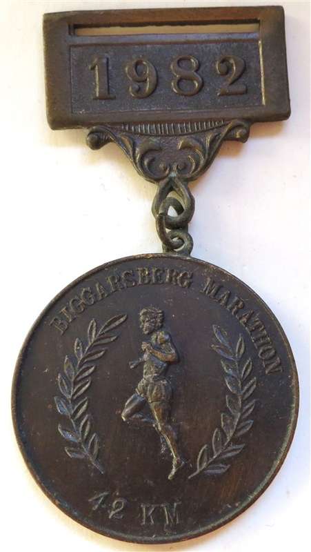 1982 Biggarsberg Marathon Medal