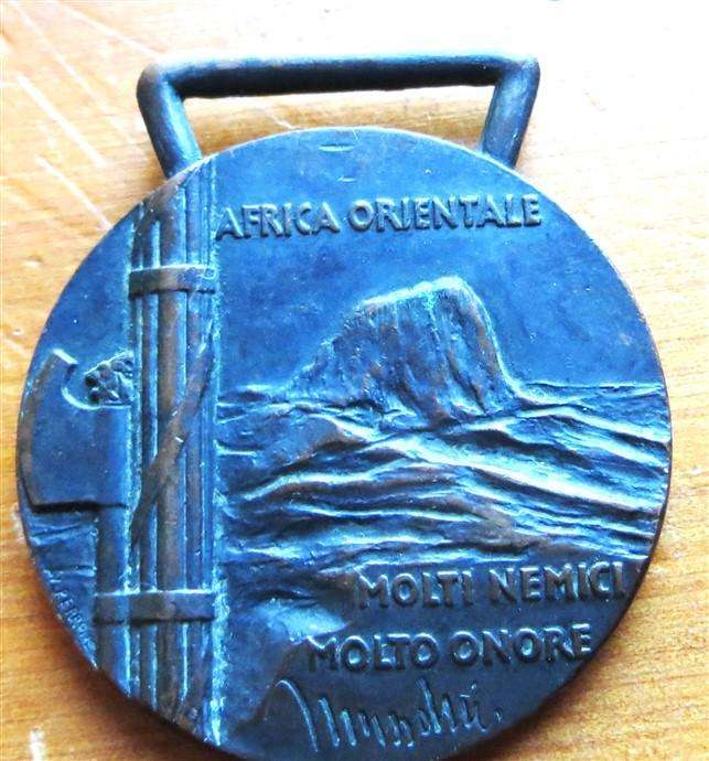 2nd Italo Ethiopian War - Italy Africa Orientale Medal - Ethiopia Campaign