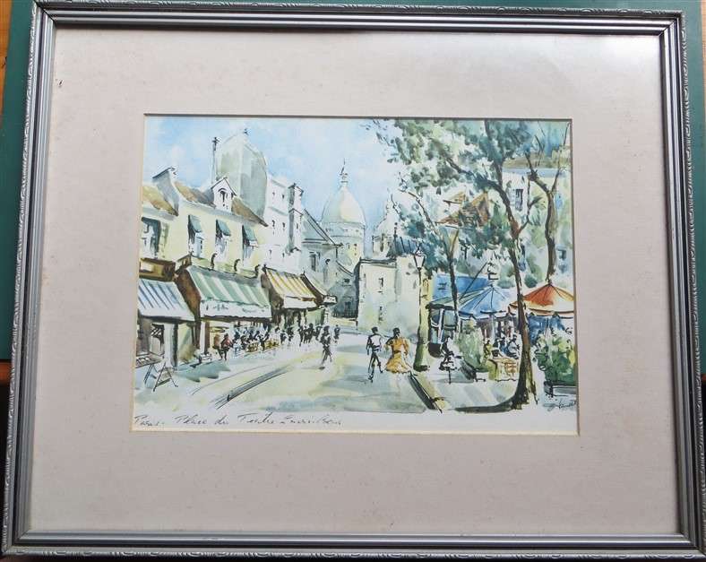 France Framed with Glass - Print