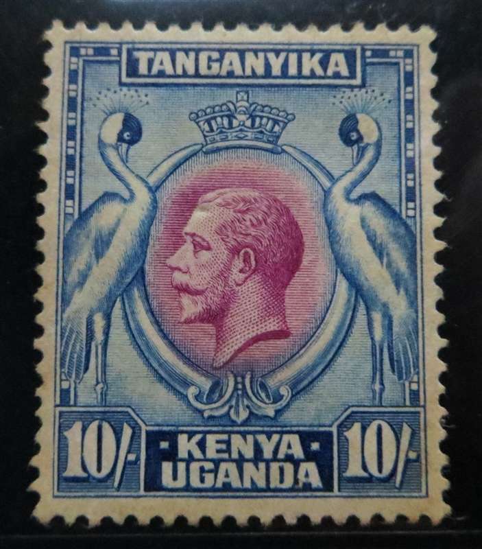 Kenya Uganda Tang. 10 Shilling SG.122