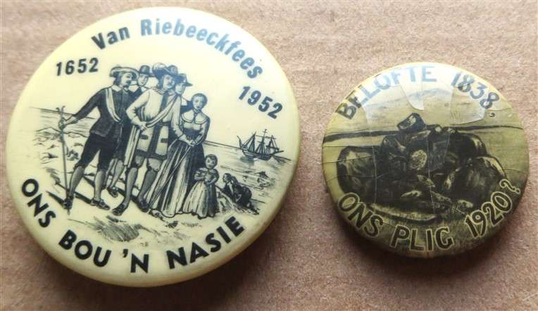 Van Riebeek + Obs Belofte Vintage Badges