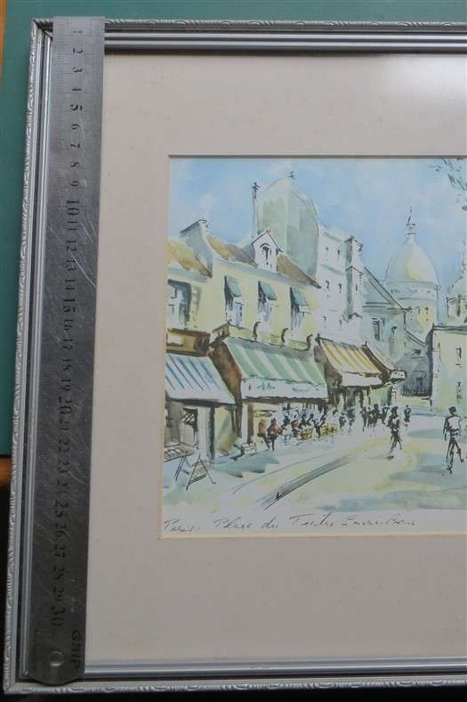 France Framed with Glass - Print