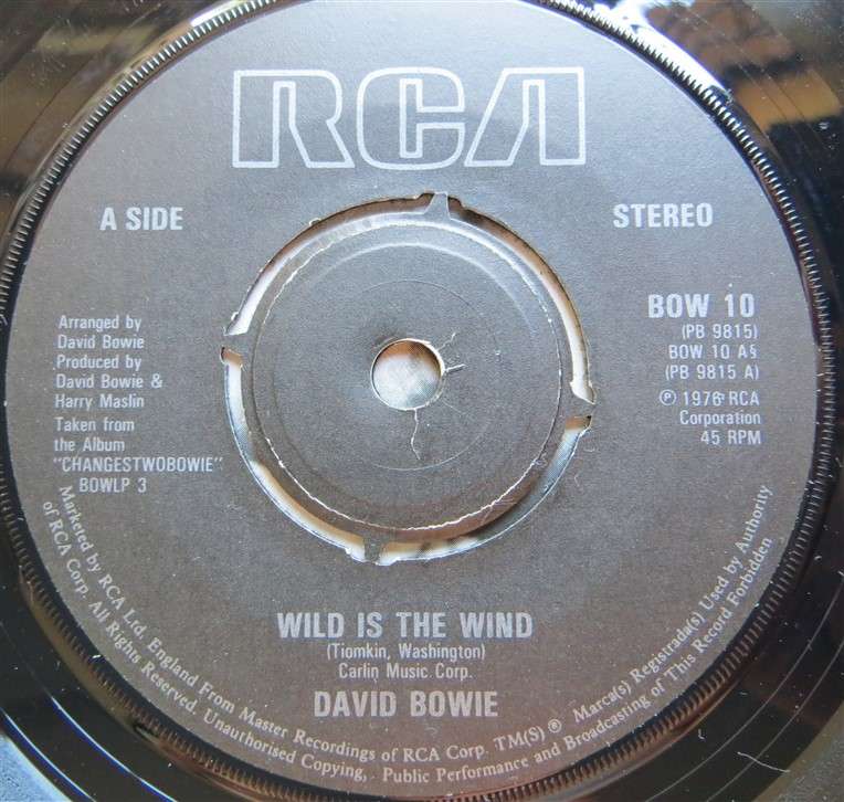 David Bowie - Wild is the Wind Vinyl 7 single