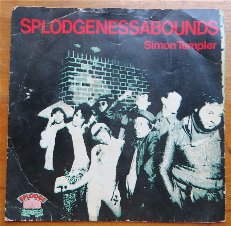 Splodgenessabounds - Simon Templar Vinyl 7 single