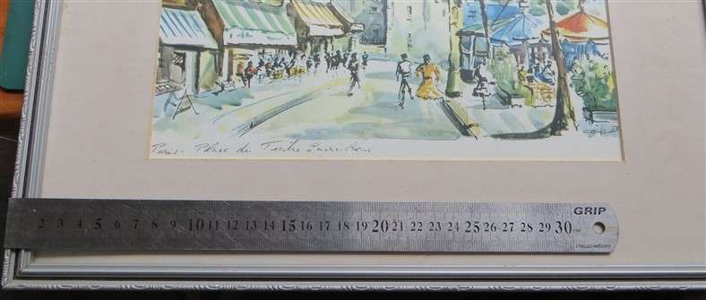 France Framed with Glass - Print