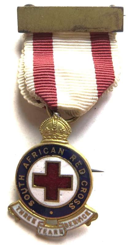 SA Red Cross 3 Years Service Medallion
