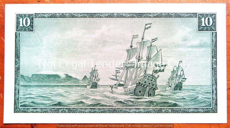 T.W De Jongh R10 Note C266 #8213344