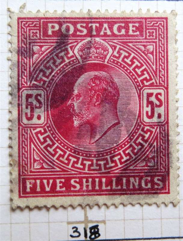 Great Britain SG 318 5 Shillings