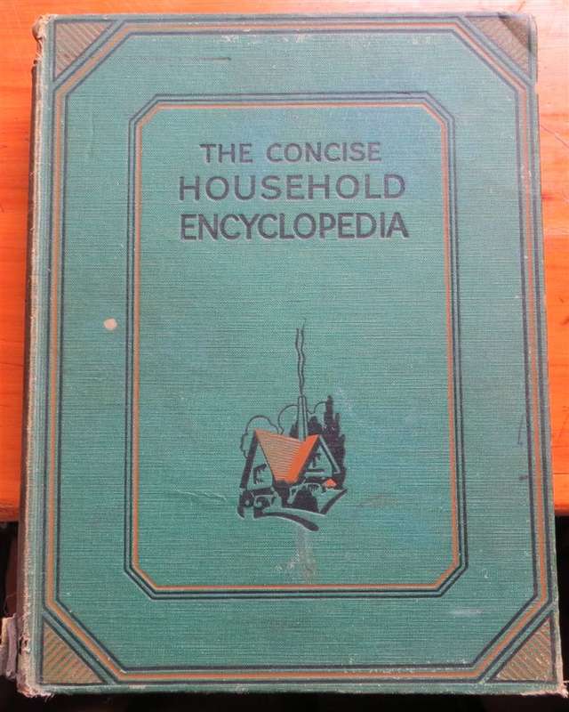 The Concise Household Encyclopaedia Vol.1 - Vintage Hardcover