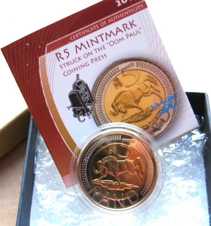 2014 Oom Paul Mintmark R5 - Mintage 499 - with Certificate in Box