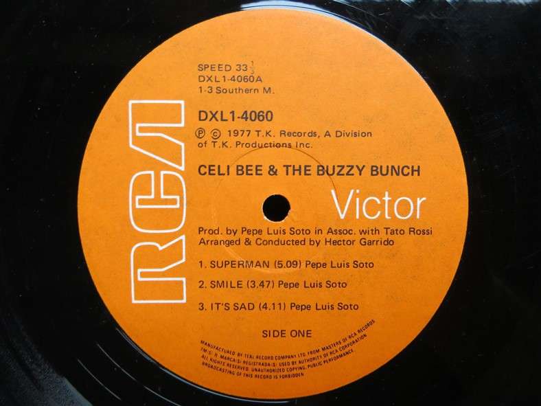 Celi Bee & the Buzzy Bunch - Vintage LP - VG