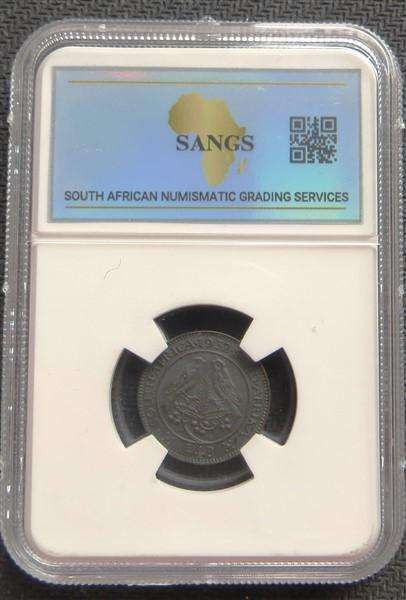 1932 SA Union 1/4d Quarter Penny AU53 Graded