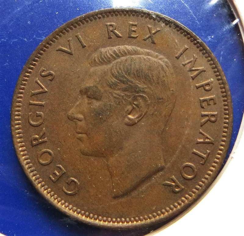 1942 Union Half Penny 1/2d