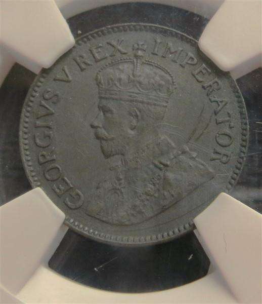 1932 SA Union 1/4d Quarter Penny AU53 Graded