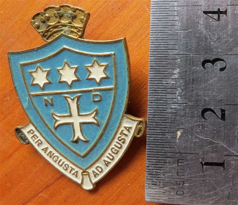 Unknown Per Angusta Ad Augusta Badge
