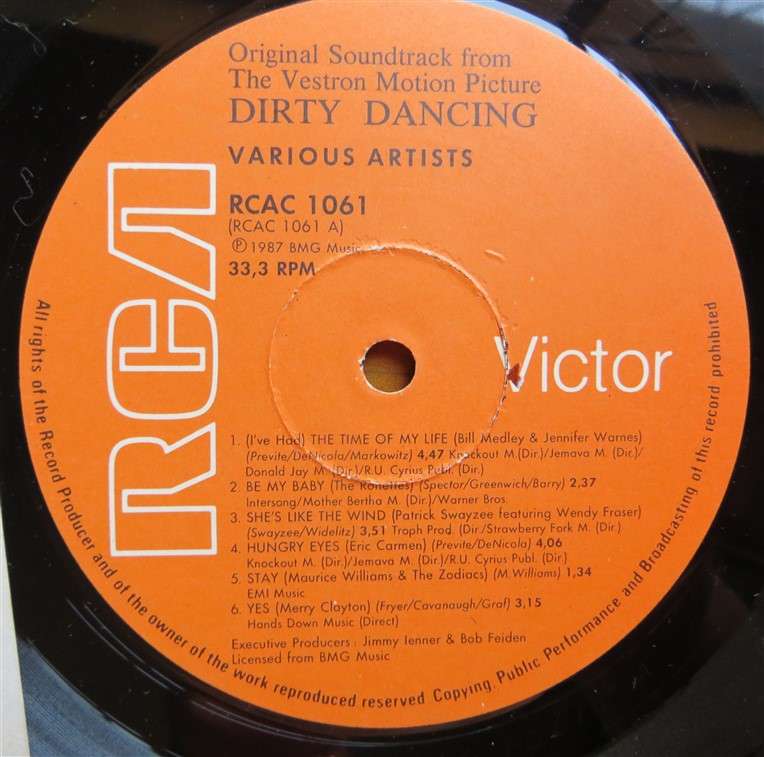 Dirty Dancing Vintage Vinyl LP - VG+
