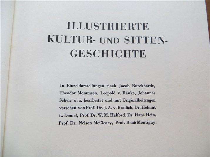 German - Illustrierte Kultur Und Sittengeschichte - Franklin Society - Illustrations