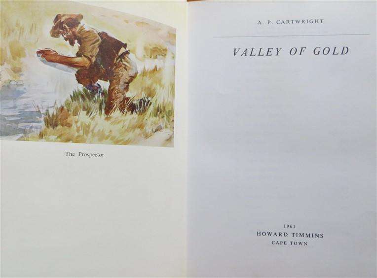 Valley of Gold - A.P Cartwright (1961) Hardcover