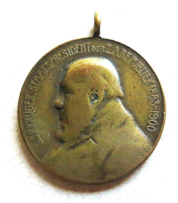 1900 Staats President Volkstem Begrafnis Paul Kruger medallion