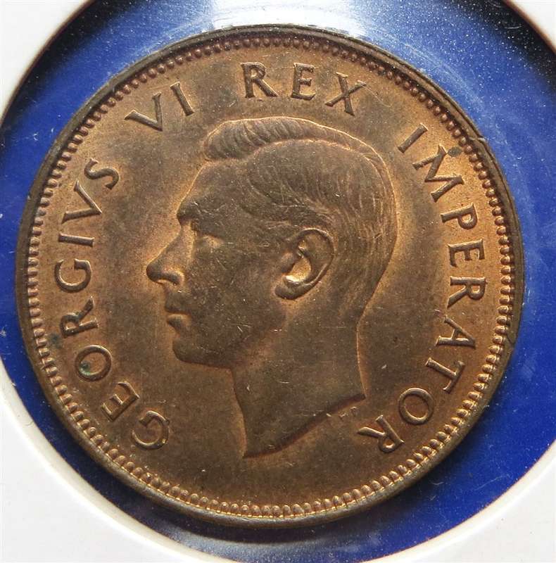 1945 Union Half Penny 1/2d
