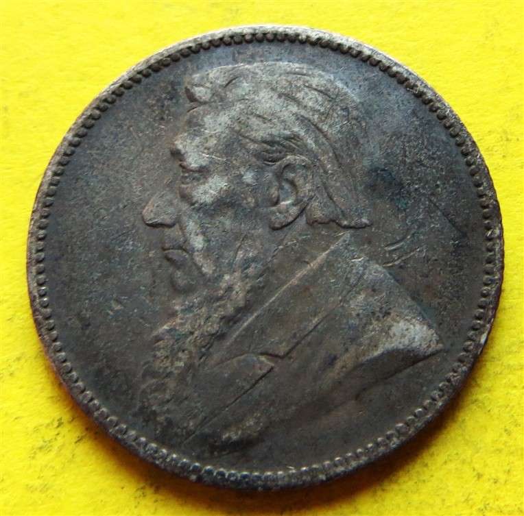 1894 ZAR 0.925 Silver 1/ Shilling Pence Coin
