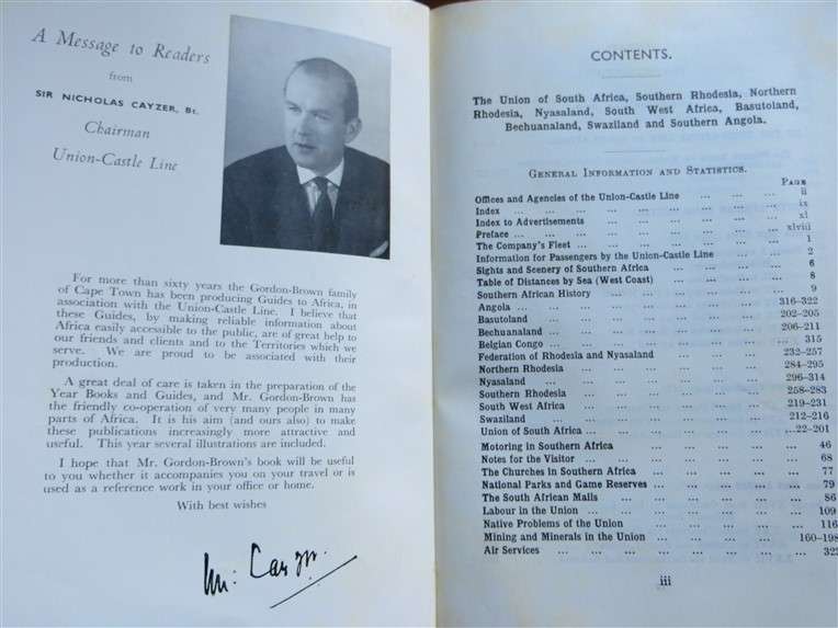 1959 -  The Castle Union Line - Guide to South Africa