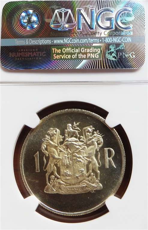 1969 Dr.Donges English R1 Silver NGC MS63
