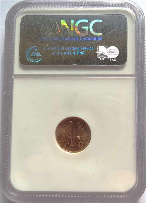 2001 SA 1c MS63RB NGC graded