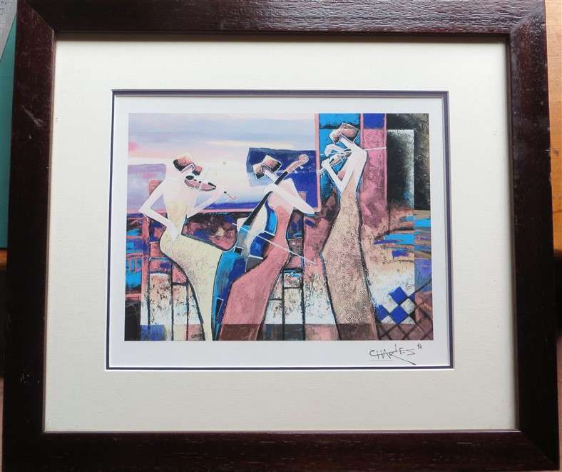 Artist signed Print - Framed with Glass