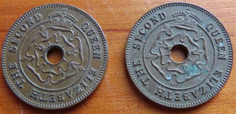 1954 Southern Rhodesia Halfpenny Coin Lot - Condition