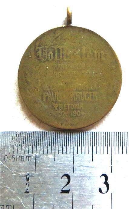 1900 Staats President Volkstem Begrafnis Paul Kruger medallion