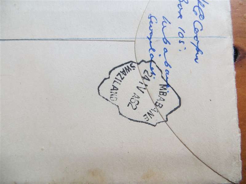 Swaziland 1968 Independence Provisionals first day cover, MBABANE
