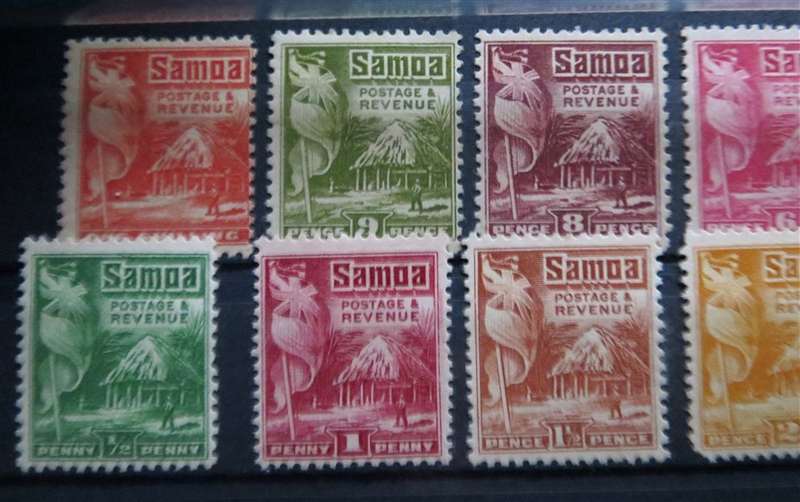 Samoa Mint Set on Card SG.153-164